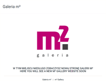 Tablet Screenshot of m2.art.pl
